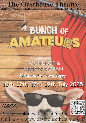 July 2025 - poster for "A Bunch of Amateurs"