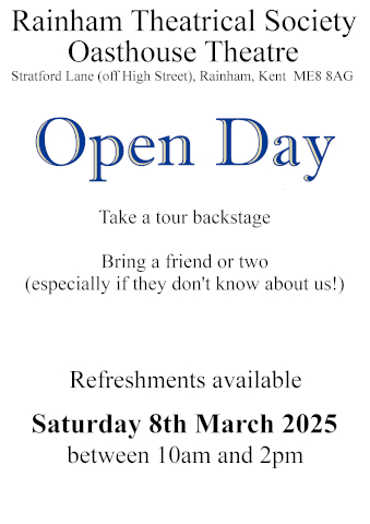 Theatre Open Day poster