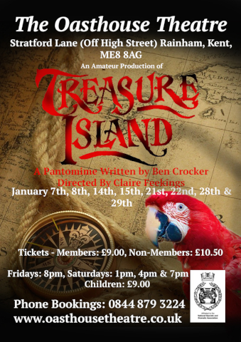 January 2022 - Treasure Island poster