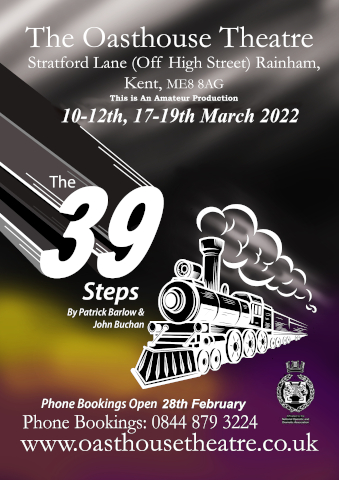 March 2022 - The 39 Steps poster